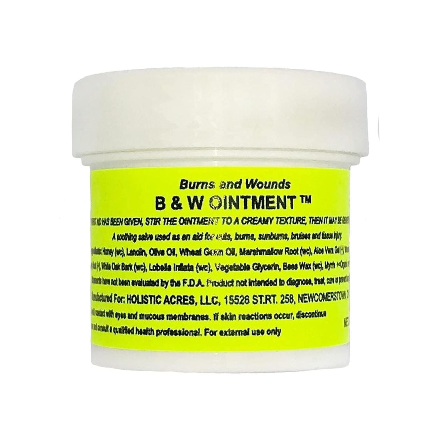 B&W Ointment - Burn and Wound Ointment