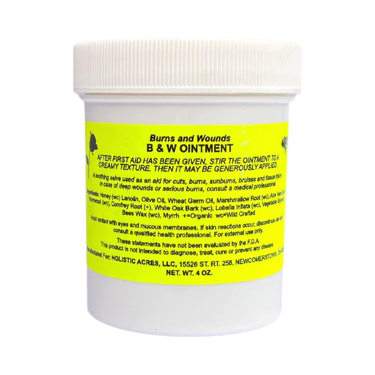 B&W Ointment - Burn and Wound Ointment