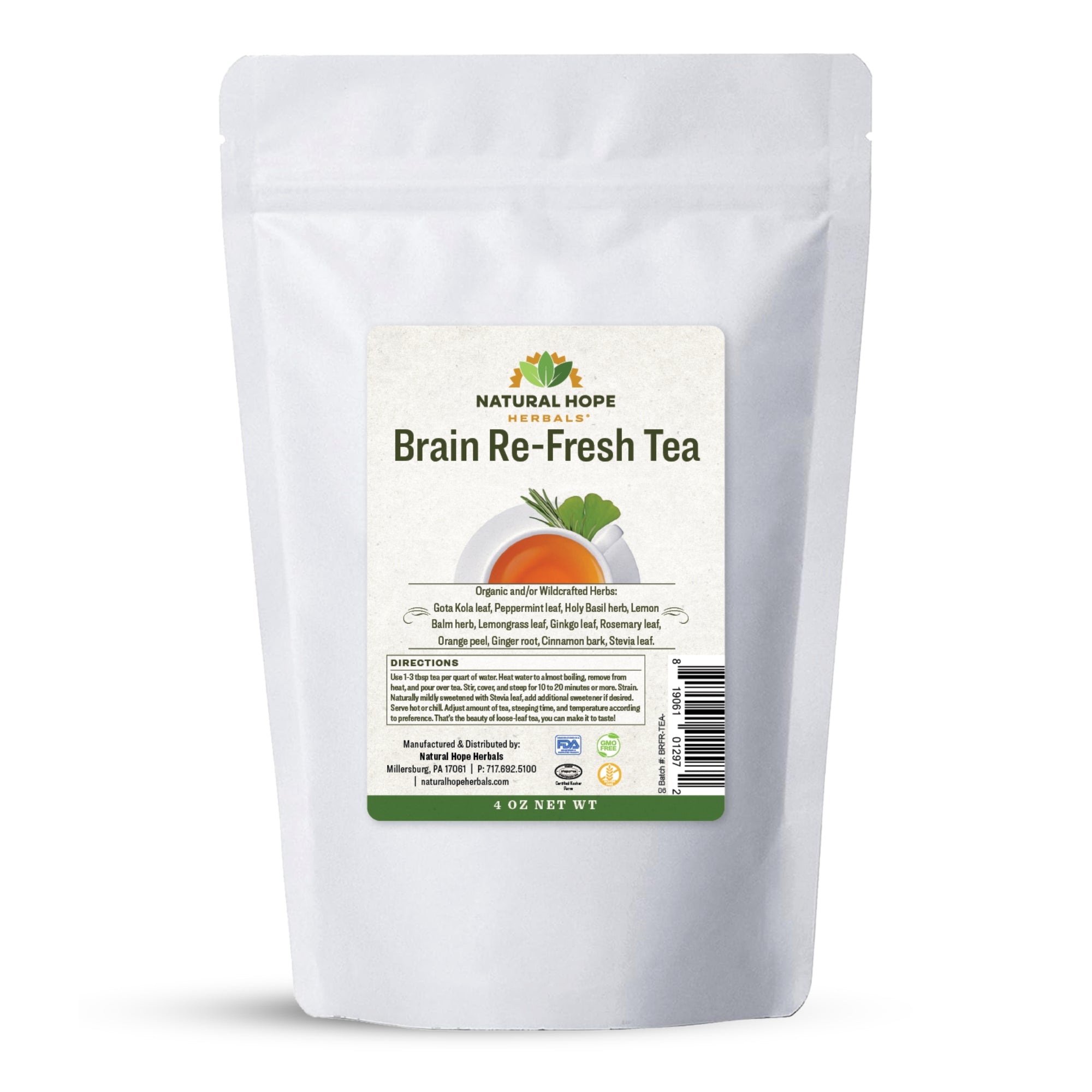 Brain Re-Fresh Tea - Natural Hope Herbals