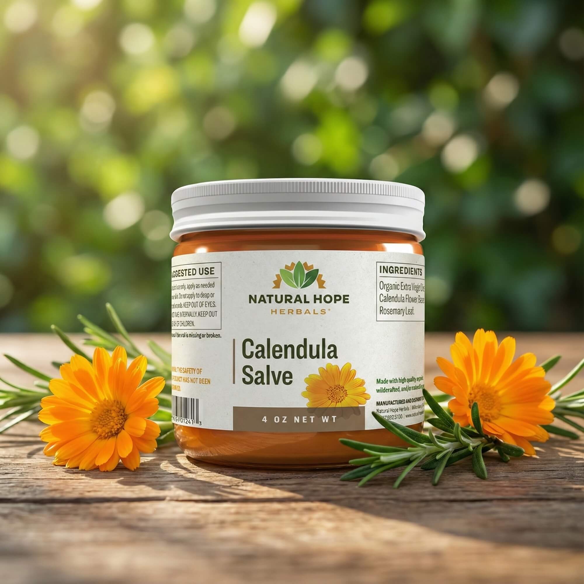 Calendula Salve - Natural Hope Herbals