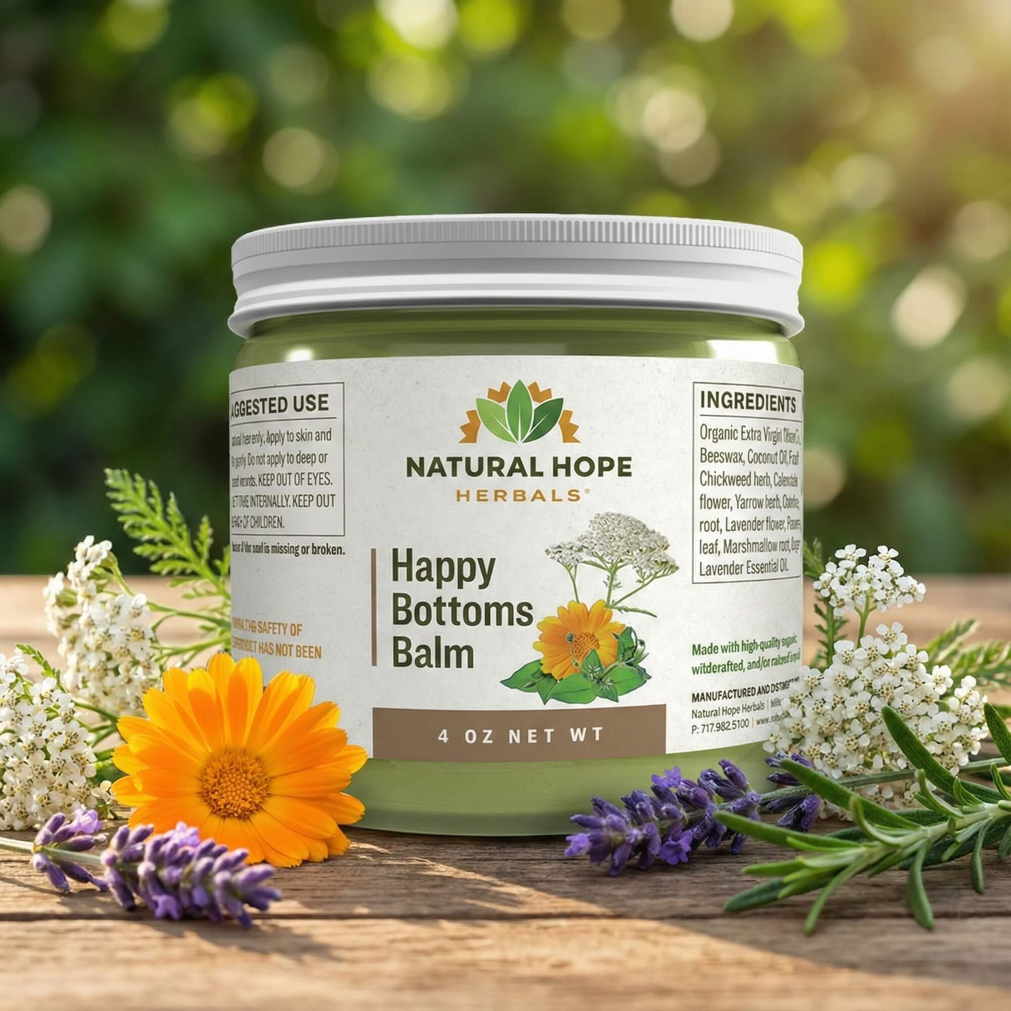 Happy Bottoms Balm - Natural Hope Herbals