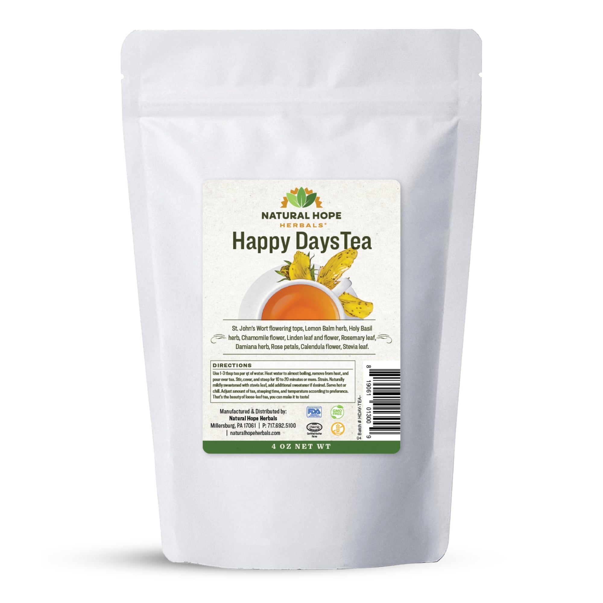 Happy Days Tea - Natural Hope Herbals