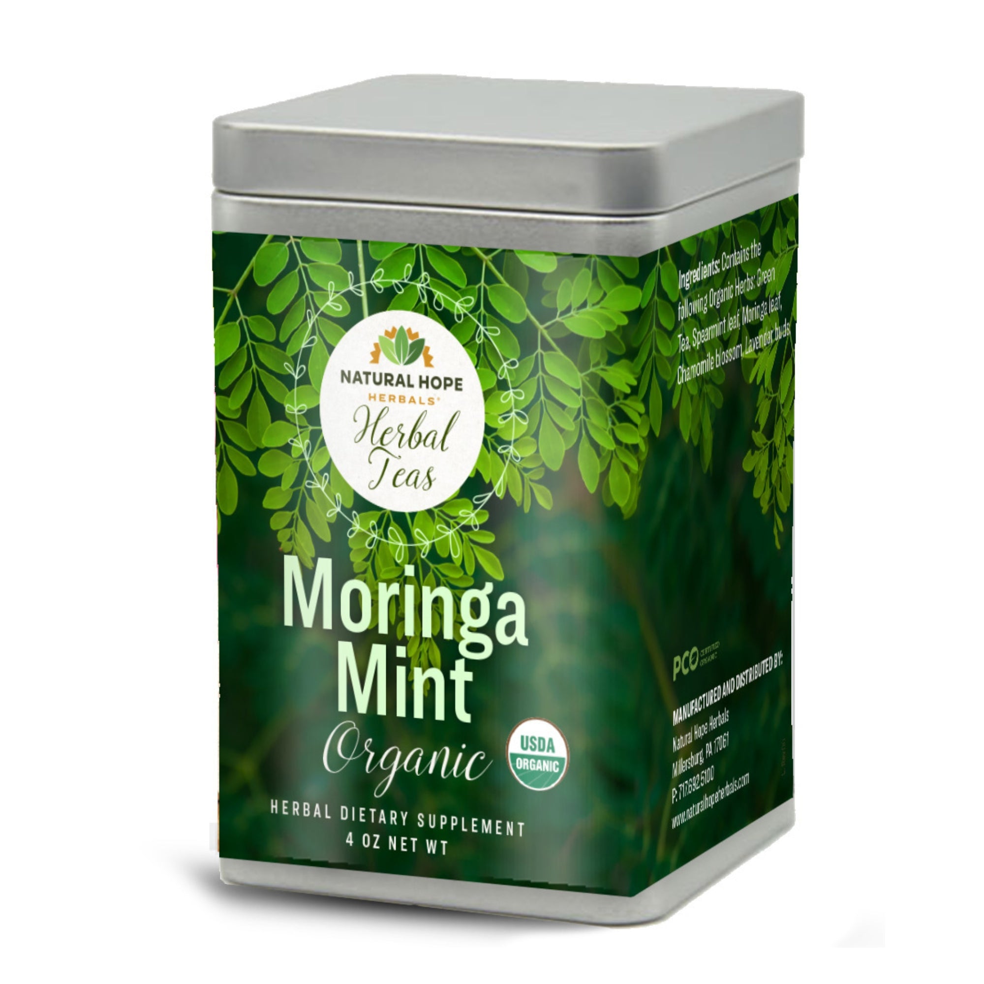 Organic Moringa Mint Tea - Natural Hope Herbals