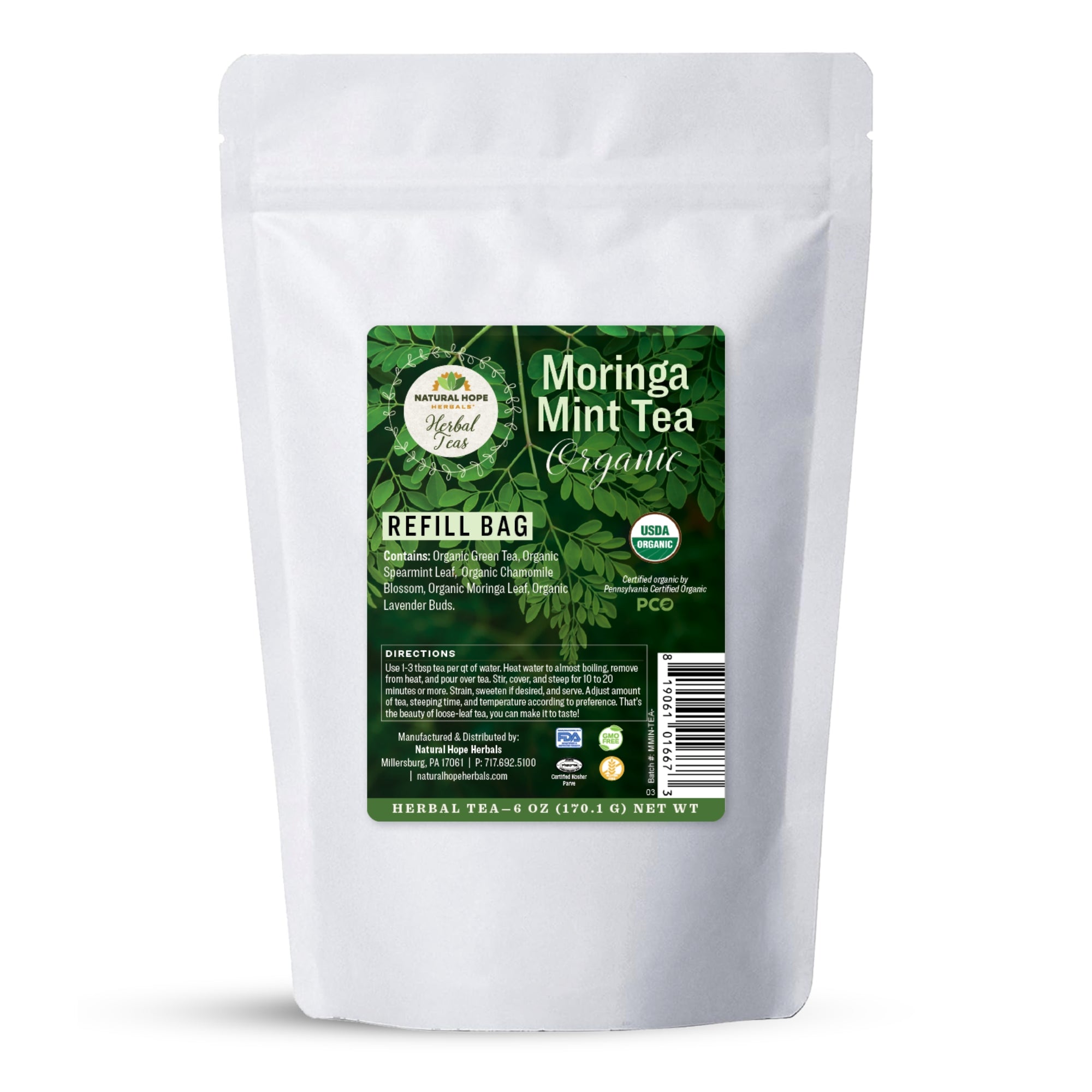 Organic Moringa Mint Tea - Natural Hope Herbals