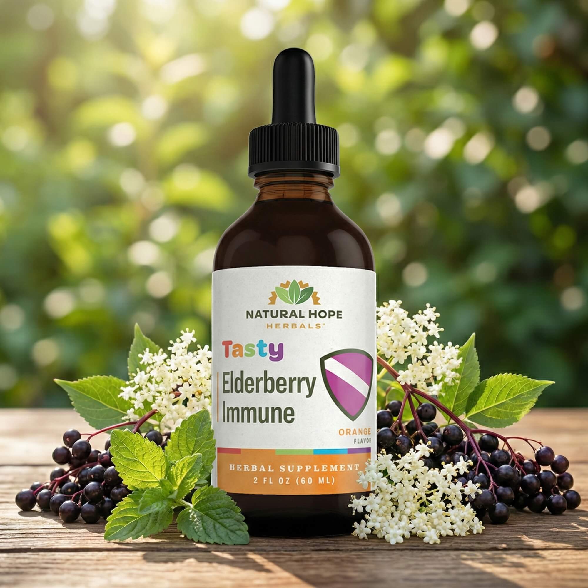 Tasty Elderberry Immune - Natural Hope Herbals