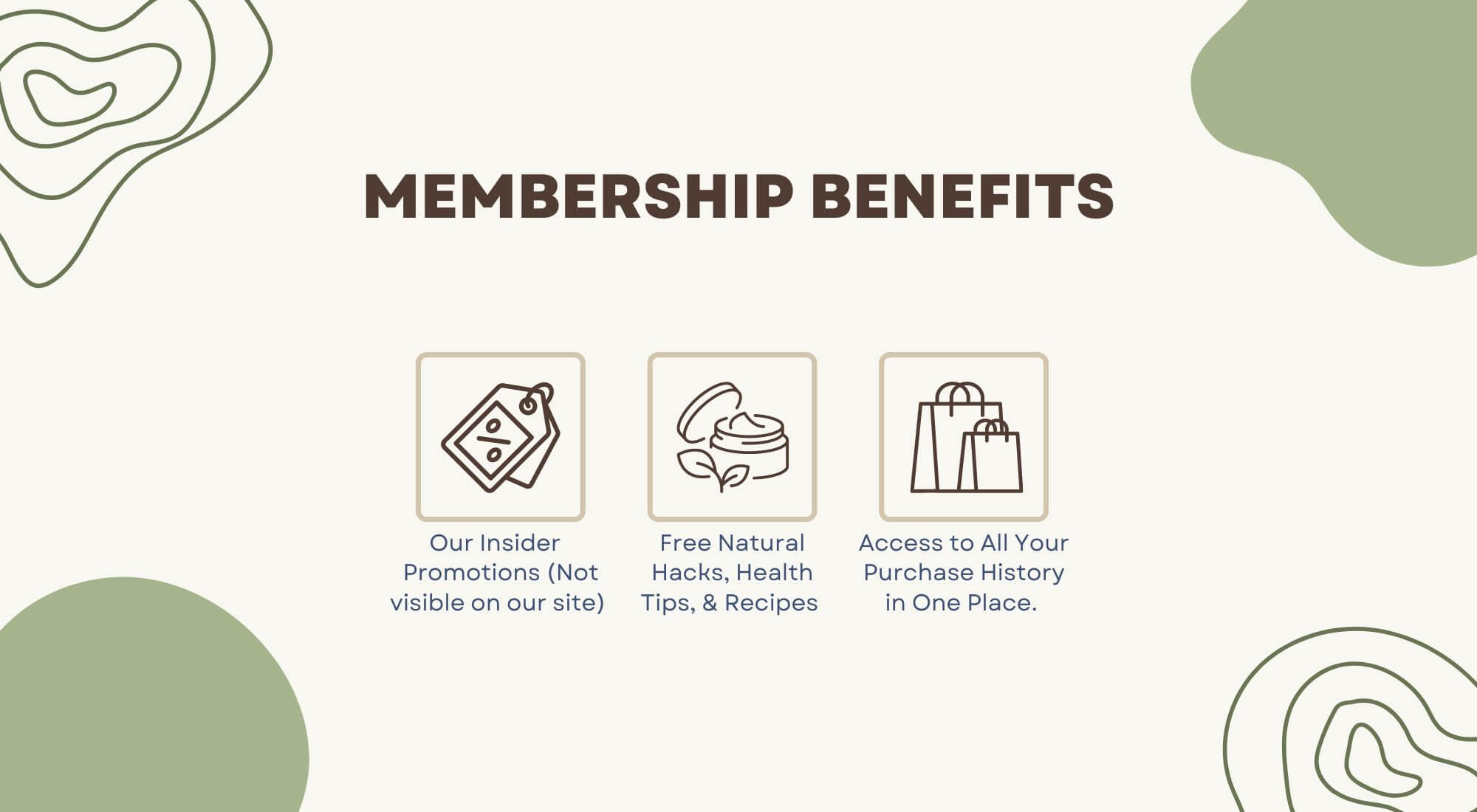 Nature’s Health Harmony membership card with plant leaf details, offering exclusive access to natural health products and wellness benefits.