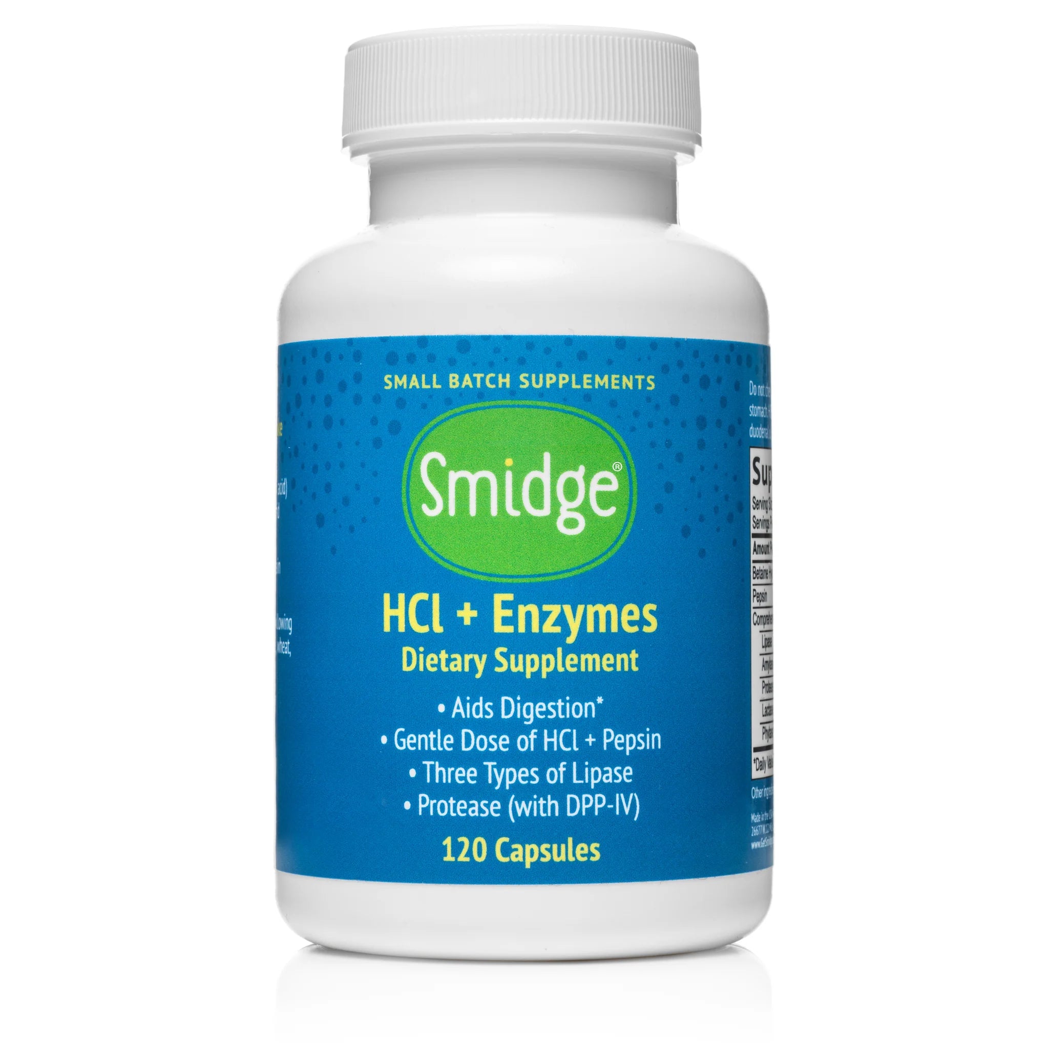 Smidge HCl + Enzyme Capsules