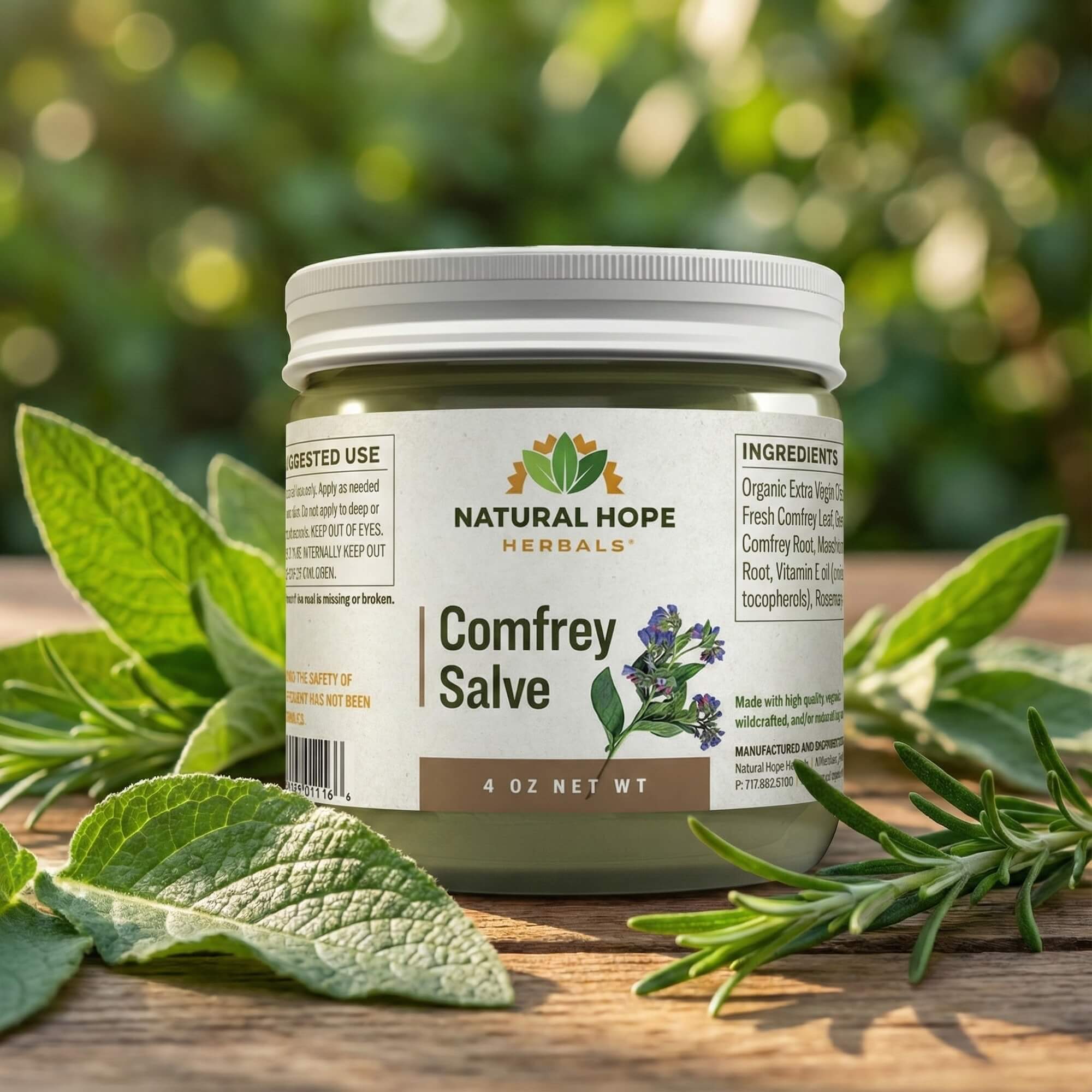Comfrey Salve - Natural Hope Herbals