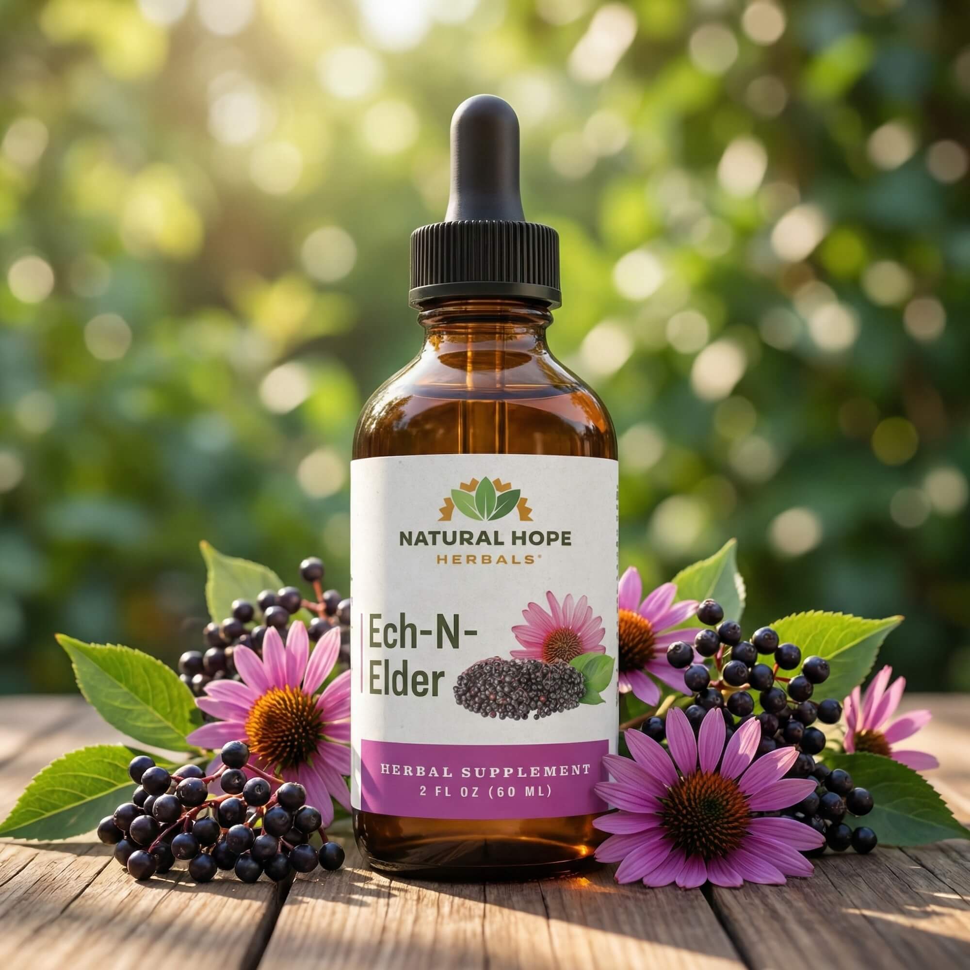 Ech-N-Elder (Tincture) - Natural Hope Herbals