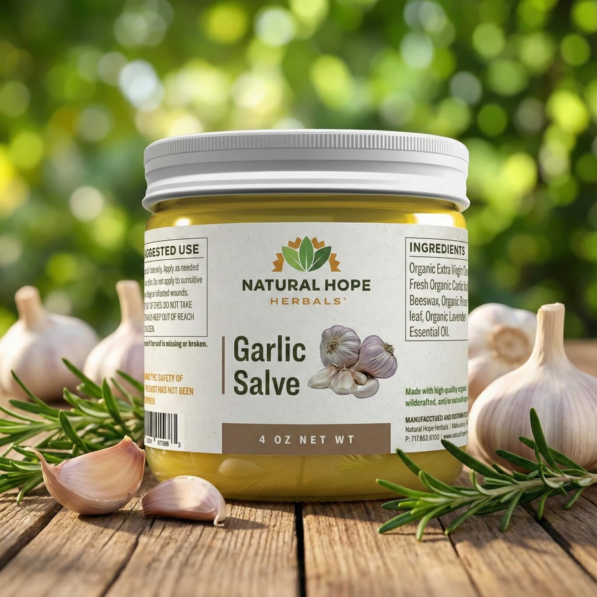 Garlic Salve - Natural Hope Herbals