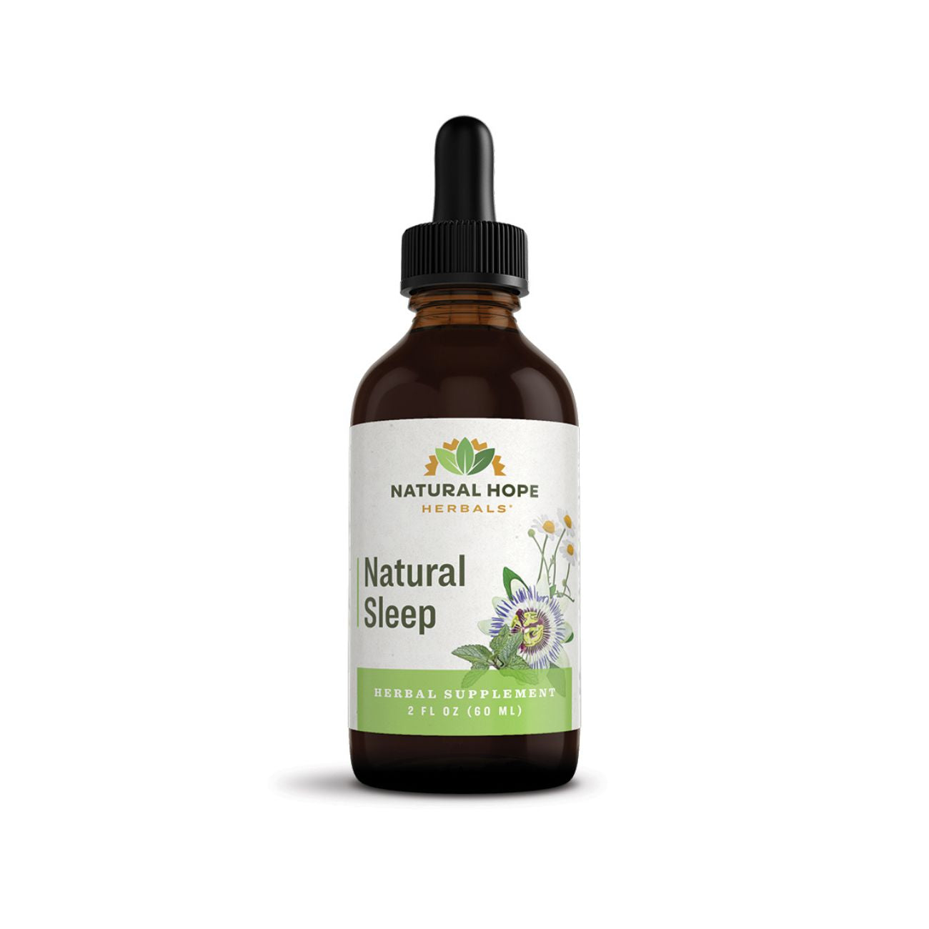 Natural Hope Herbals Natural Sleep in 2 fl oz (60 ml) bottle, designed to promote relaxation and restful sleep with herbal ingredients.