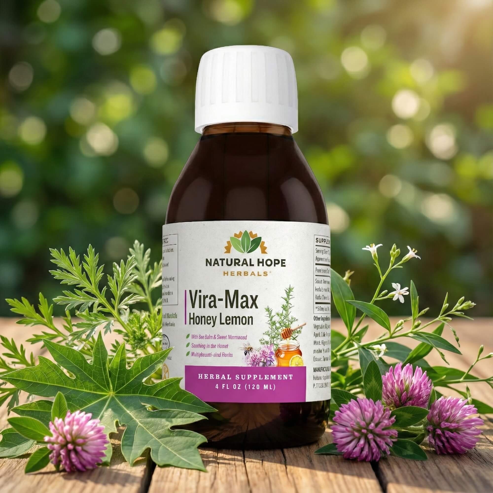 Vira-Max Honey Lemon Syrup - Natural Hope Herbals